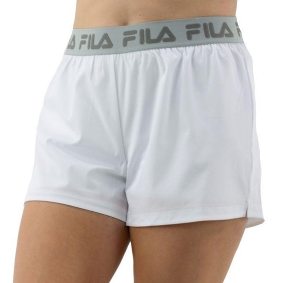 Fila Women's Essentials Woven Shorts Size Large White - Picture 1 of 14